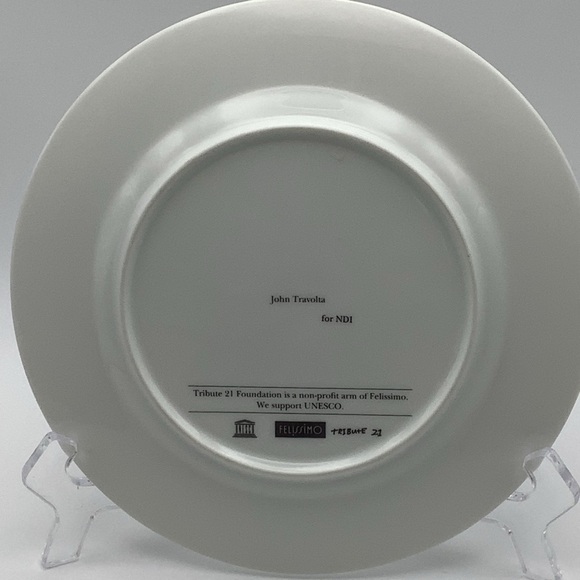 Tribute 21 Foundation  Felissimo Collector’s  Plate Designed by John Travolta - Picture 5 of 6